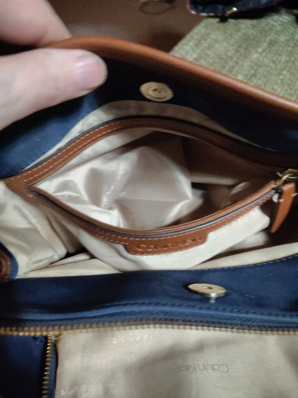 Calvin Klein navy tote bag 0000000552